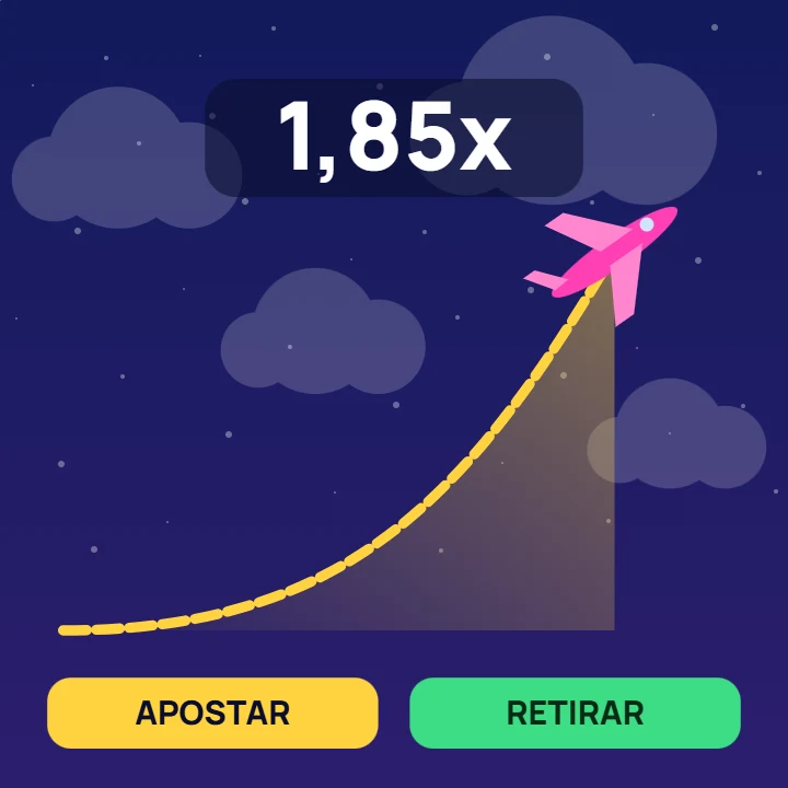 Aviator – tela do jogo