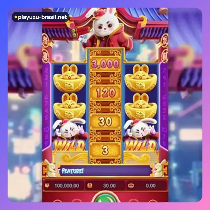 Fortune Rabbit – tela do jogo